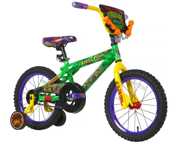 16" Dynacraft Teenage Mutant Ninja Turtles, Boys BMX Bike for Child 5 7 Years