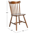 Set of 2 SAFAVIEH Margretta Spindleback Windsor Dining Chairs Dimensions: 17" W x 19" L x 34" H